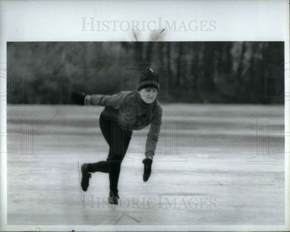 1986 Jeanne Omelenchuk Ice Skater - Historic Images