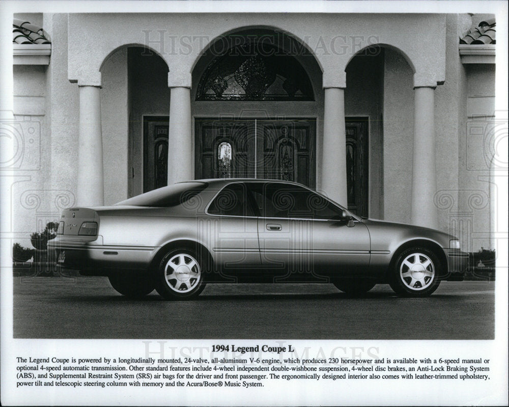 1994 Legend Coupe L - Historic Images