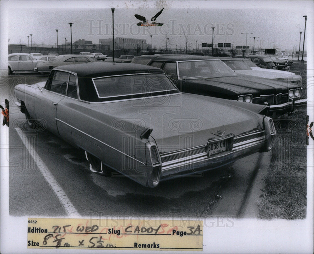 1973 Abandoned cars at Metro Airport-Historic Images