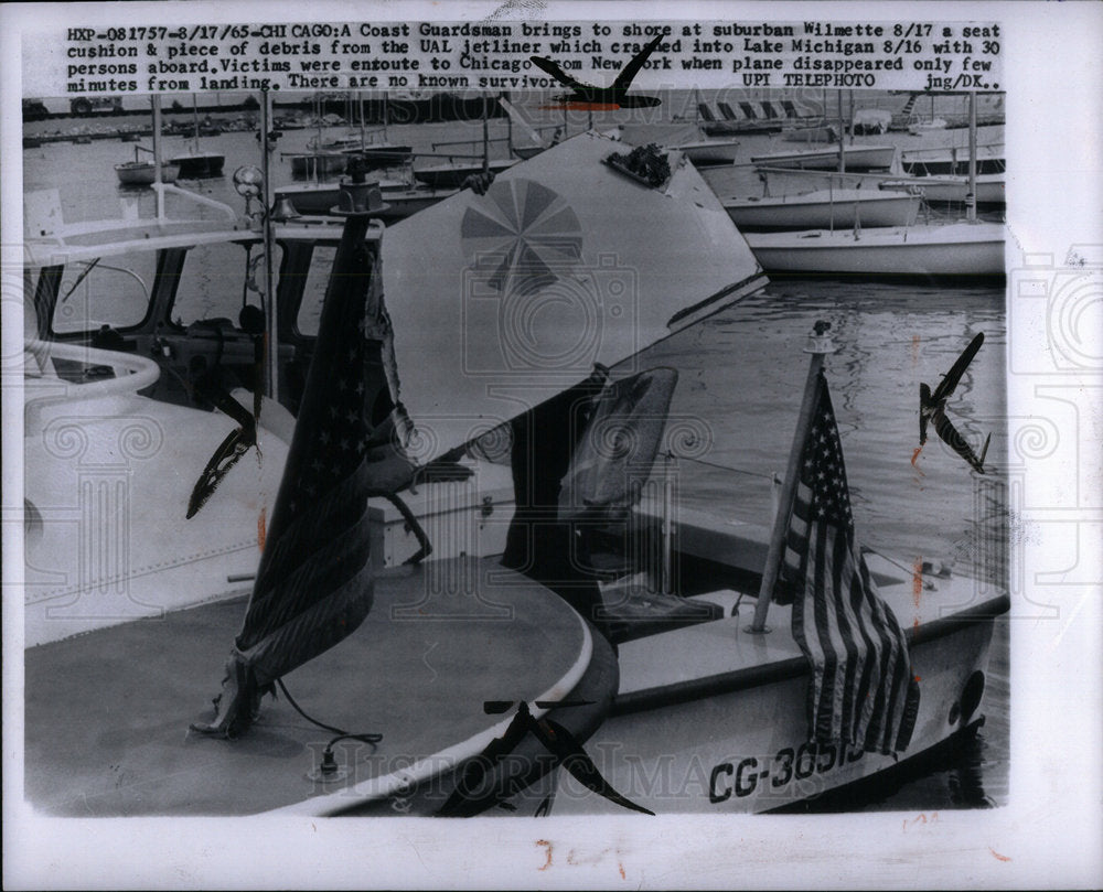 1965 Jetliner Crash/Coast Guard/Michigan - Historic Images