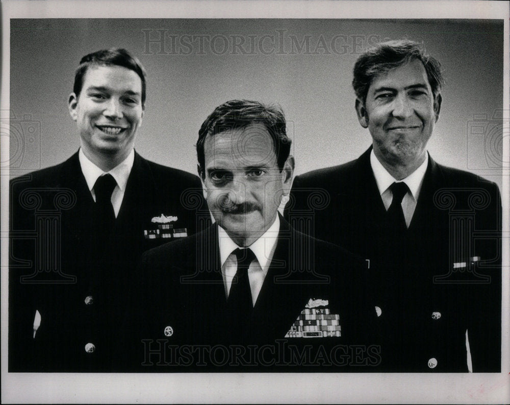 1986 USS Denver Commanders Corbin Stafford - Historic Images
