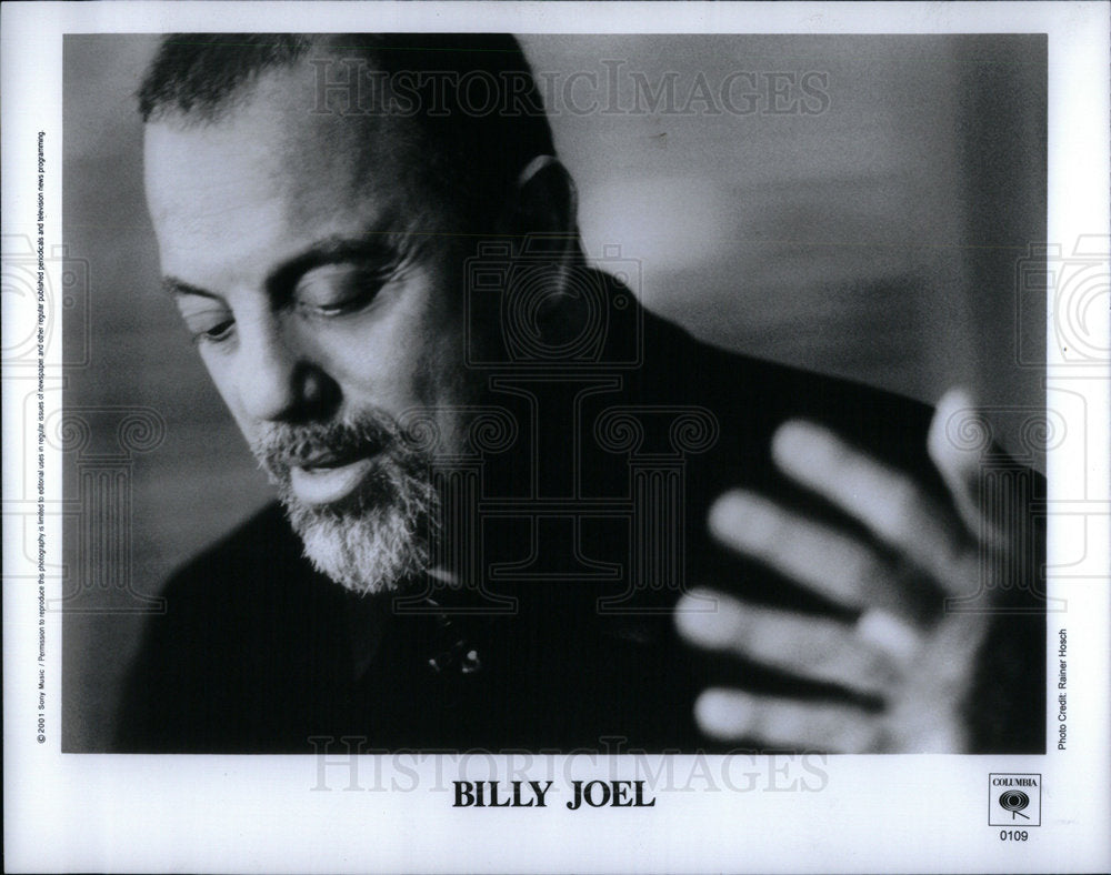 2001 Entertainer Billy Joel Promotional - Historic Images