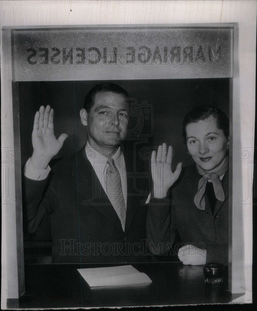 1952 Marriage License - Historic Images