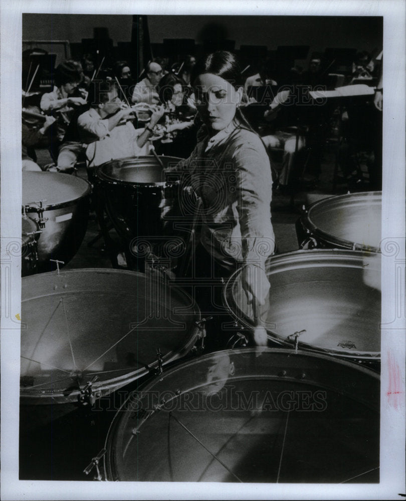 1982 Martha Hitchins Concerto Timpanist - Historic Images