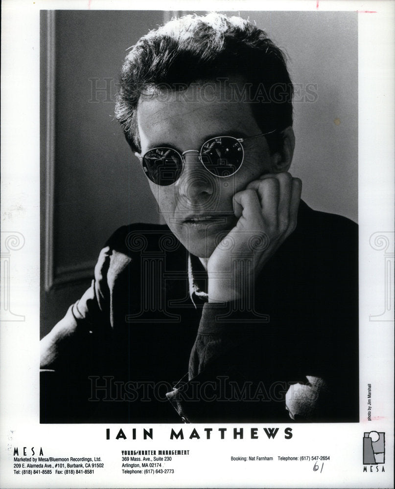 1993 Musician, Songwriter Iaian Matthews - Historic Images