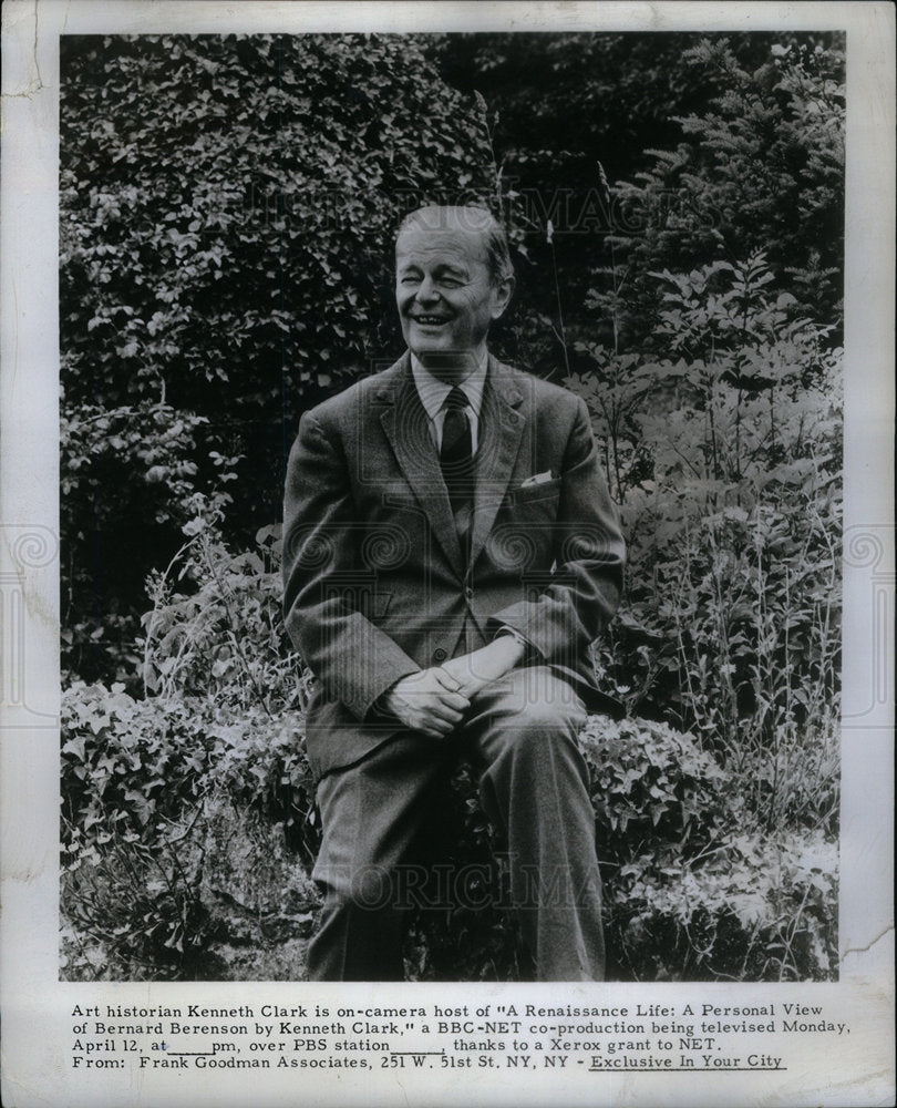 1971 Art Historian Kenneth Clark - Historic Images