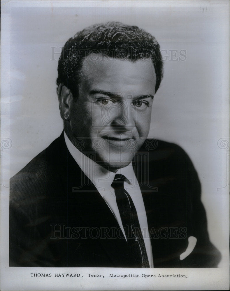 1966 Thomas Hayward Operatic Tenor - Historic Images