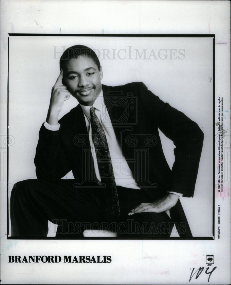 1990 Branford Marsalis American Buckshot - Historic Images