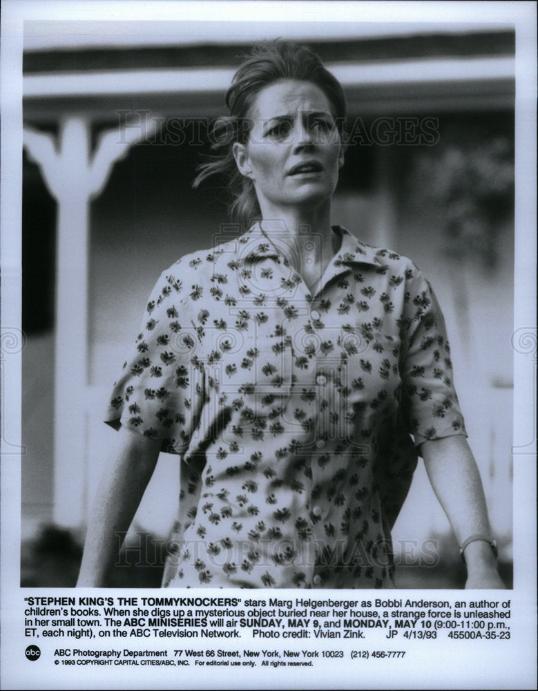 1993 Marg Helgenberger Star Stephen King - Historic Images