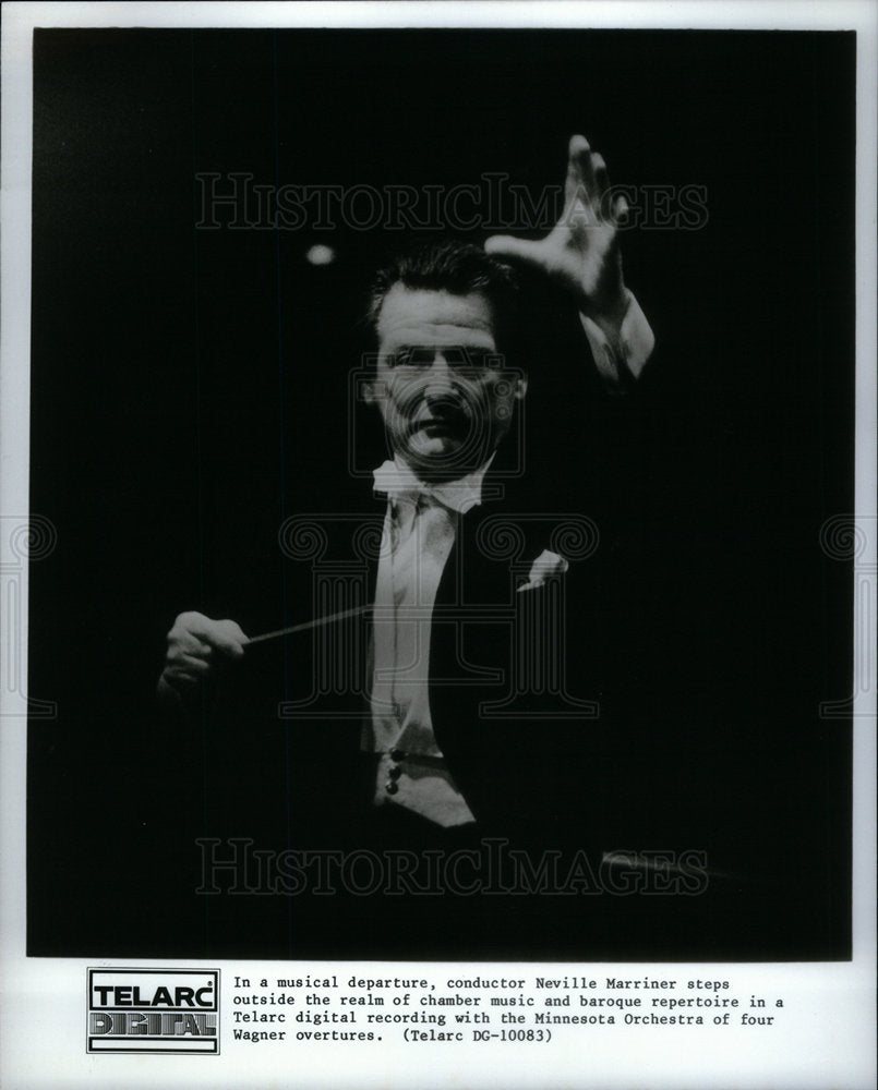 1984 Neville Marriner conductor baroque - Historic Images