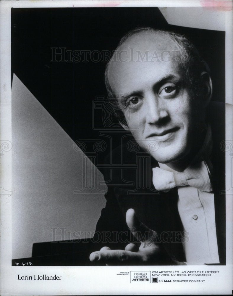 1981 Lorin Hollanderclassical pianist music - Historic Images