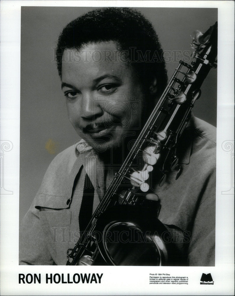 Ron Holloway American Tenor Saxophonist. - Historic Images