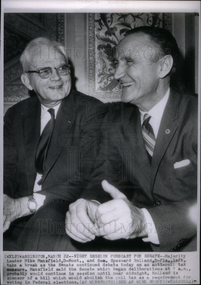 1962 Spessard Holland Politician Governor - Historic Images