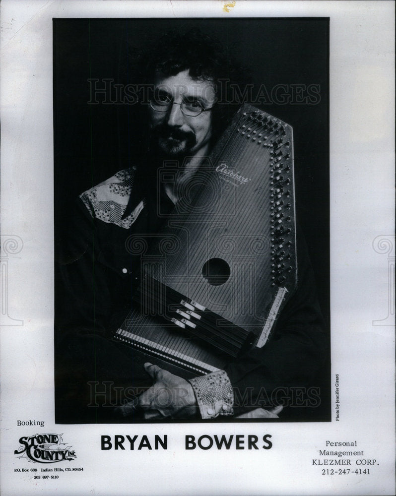 1981 Bryan BowersAmerican autoharp player - Historic Images