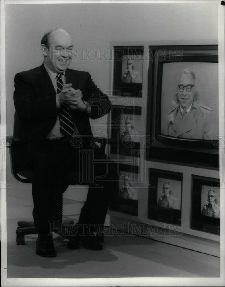 1984 Charles Kuralt Journalist Walter CBS - Historic Images