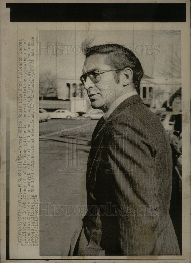 1974 Jack Gleason US District Court federal - Historic Images