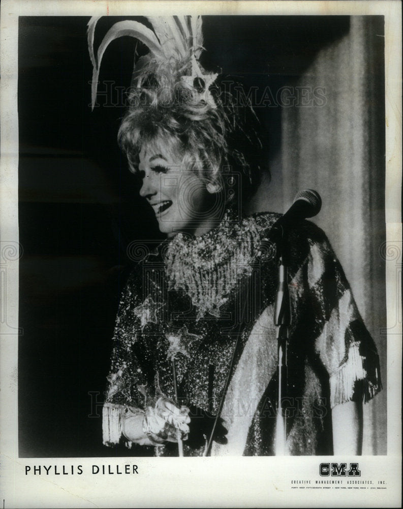 1975 Phyllis Diller Actress Comedian - Historic Images