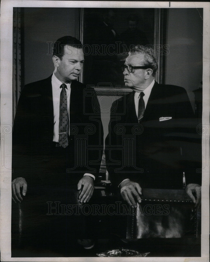 1965 David Brinkley Everett Dirksen Senator - Historic Images