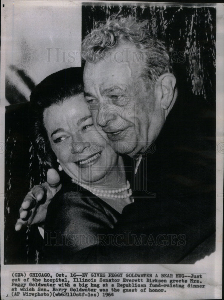 1964 Everett Dirksen Mrs Peggy Goldwater - Historic Images