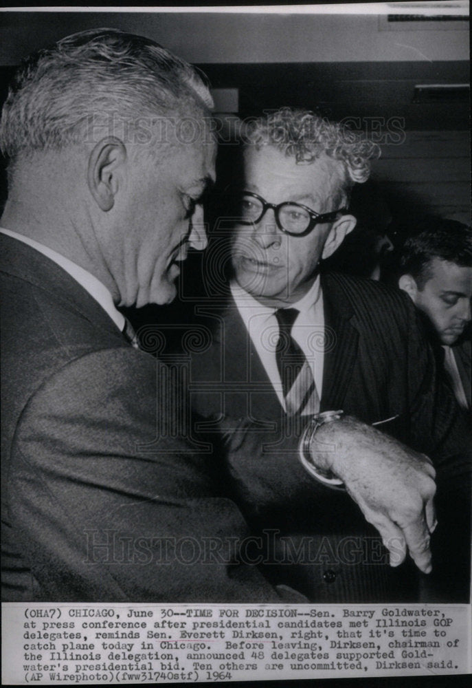 1964 Barry Goldwater Chicago Illinois GOP - Historic Images