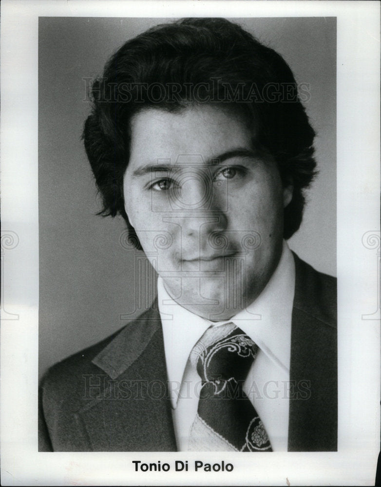 1979 Tonio Di Paolo Opera Tenor Singer - Historic Images