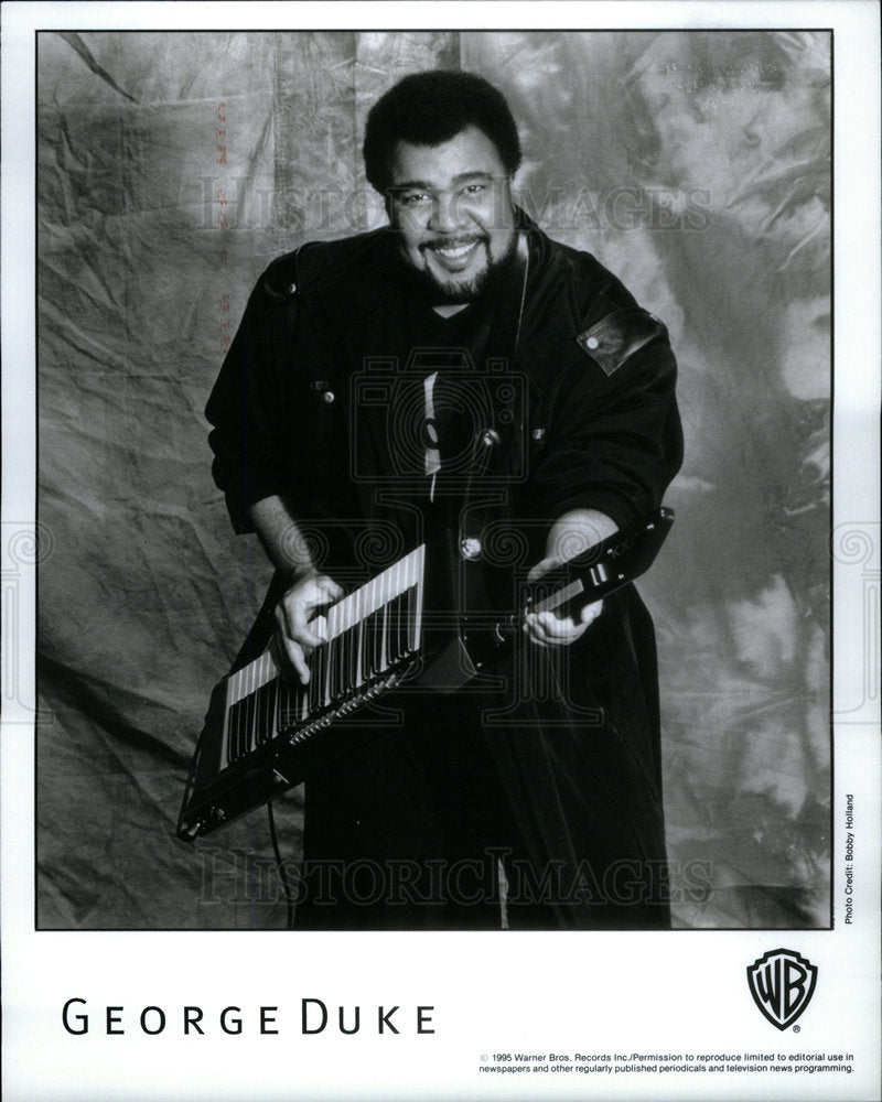 1995 George Duke piano Pioneer California - Historic Images