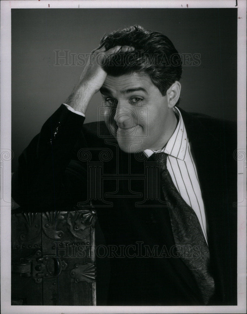 1990 Jay Leno American Comedian TV Host - Historic Images