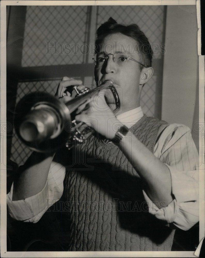 1949 Ed Lenicheck American Cornetist - Historic Images