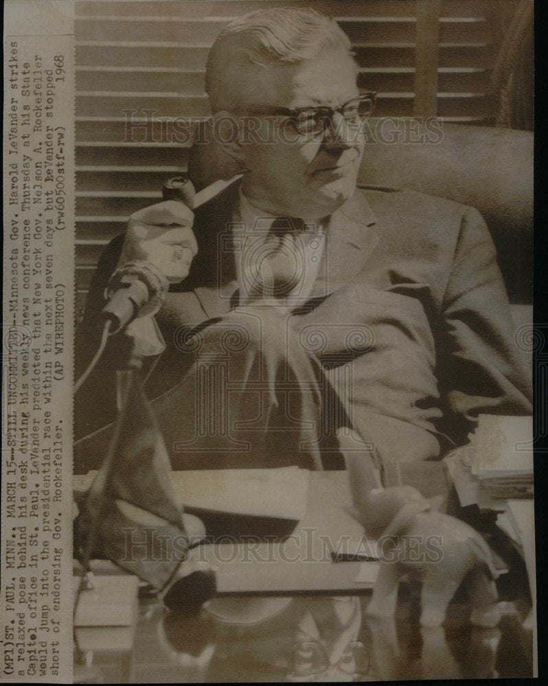 1968 Harold LeVander Minnesota Governor - Historic Images