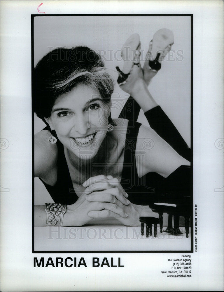 Undated Marcia Ball American Blues Pianist - Historic Images