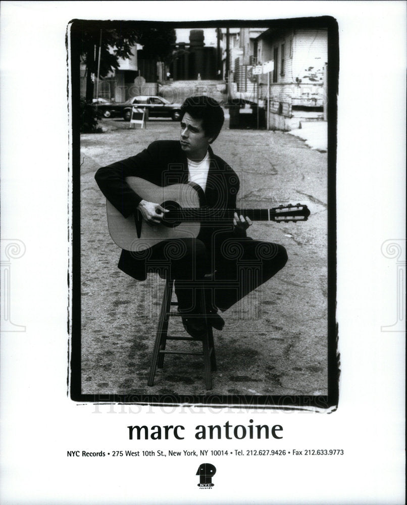 1990 Marc Antoine jazz fusion guitarist - Historic Images