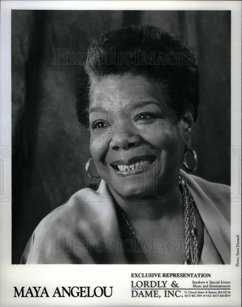 1994 Maya Angelou America Author Female Six - Historic Images