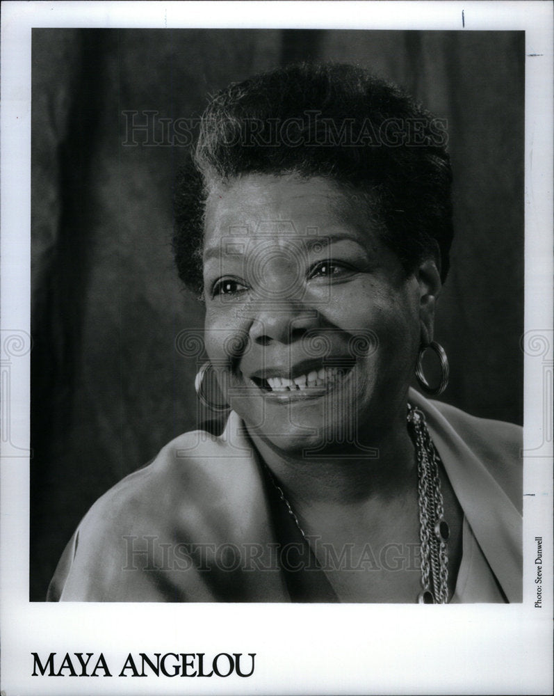 1996 Maya Angelou Ann John America Author - Historic Images