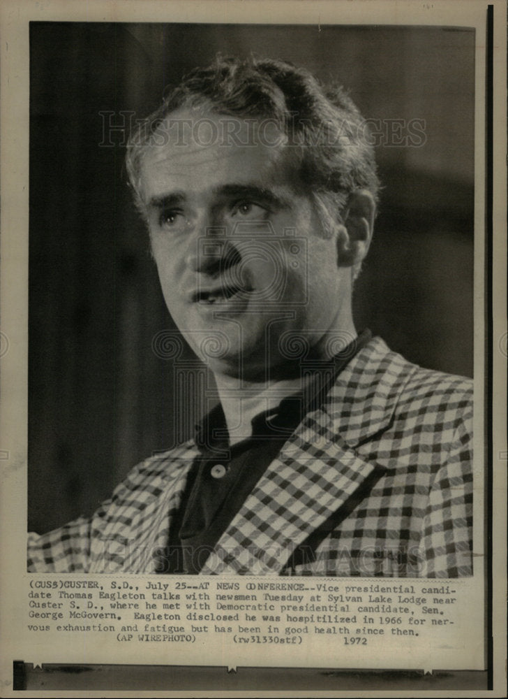 1972 Senator Thomas Eagleton Missouri - Historic Images