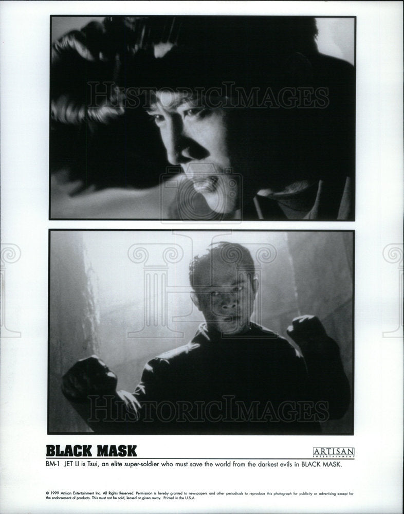 1999 Jet Li  Black Chinese Martial Artist - Historic Images