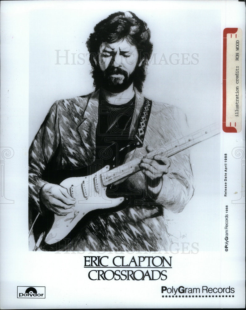 1988 Eric Patrick Clapton CBE Guitarist - Historic Images