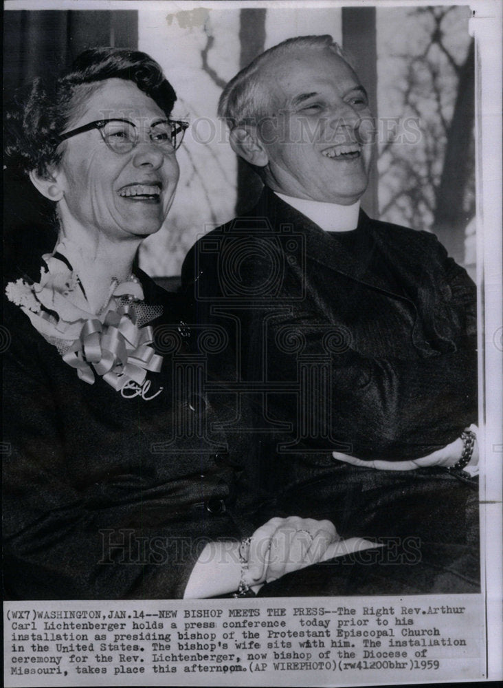 1959 Arthur Carl Lichtenberger Bishop Prior - Historic Images