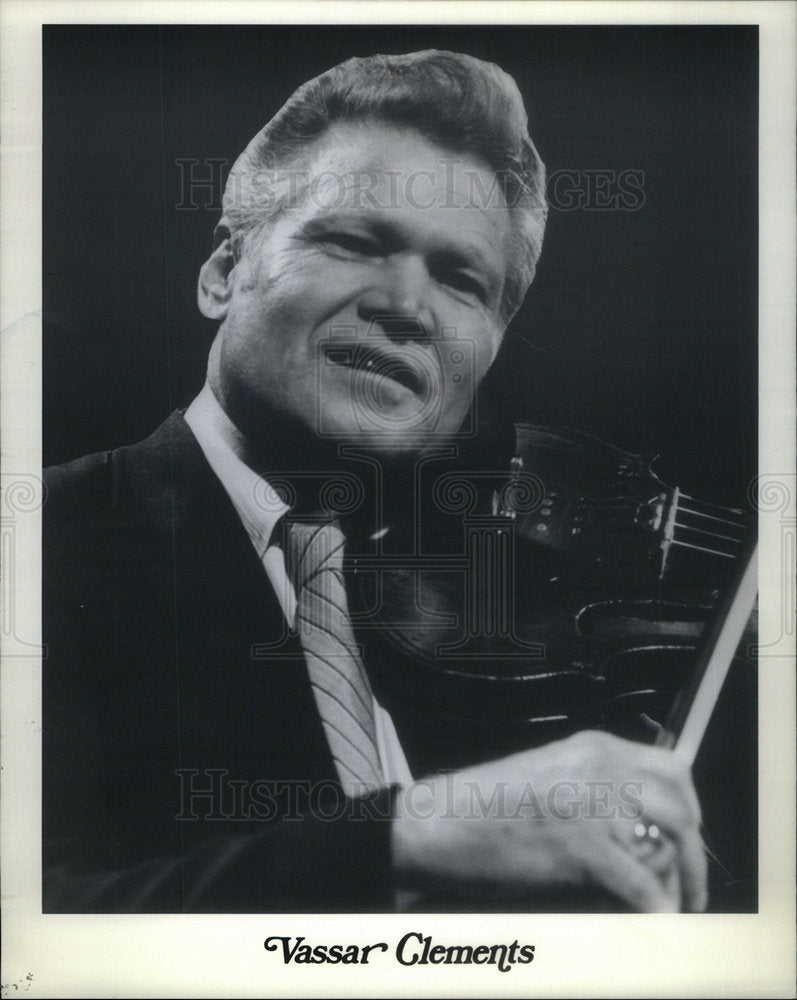 1994 Vassar Clements jazz swing fiddler - Historic Images