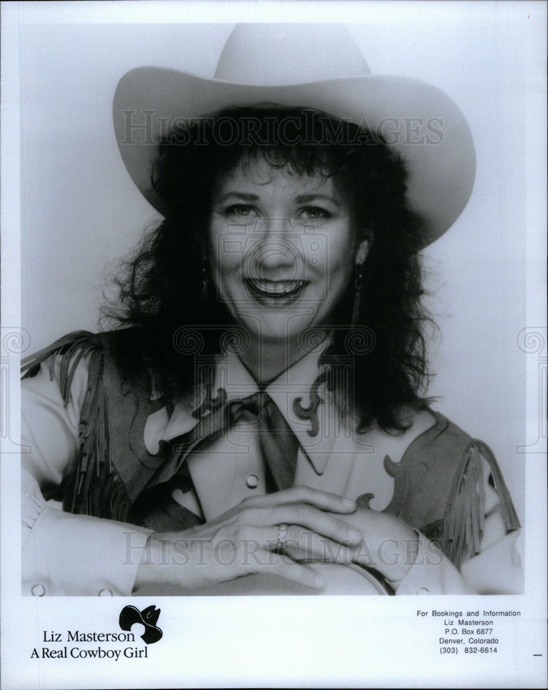 1998 Liz Masterson Actress Real Cowboy Girl - Historic Images