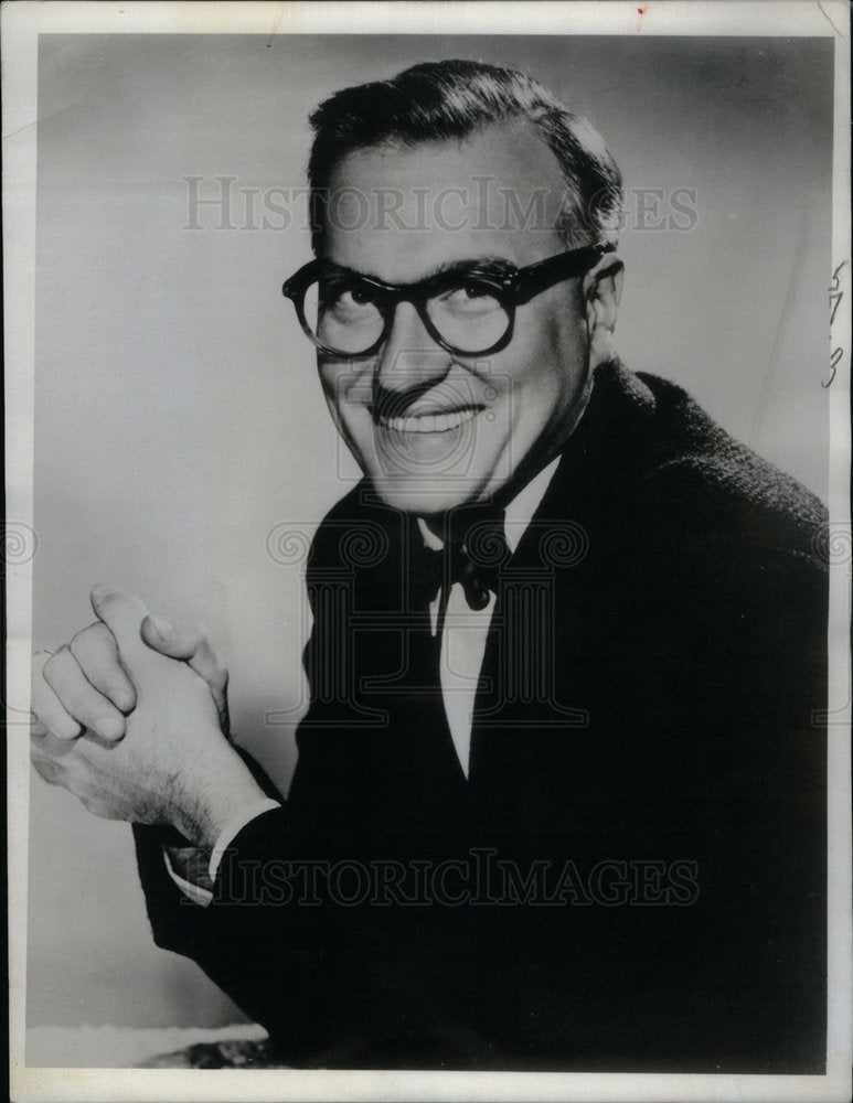 1965 Dave Garroway ABC Nightlife TV host - Historic Images