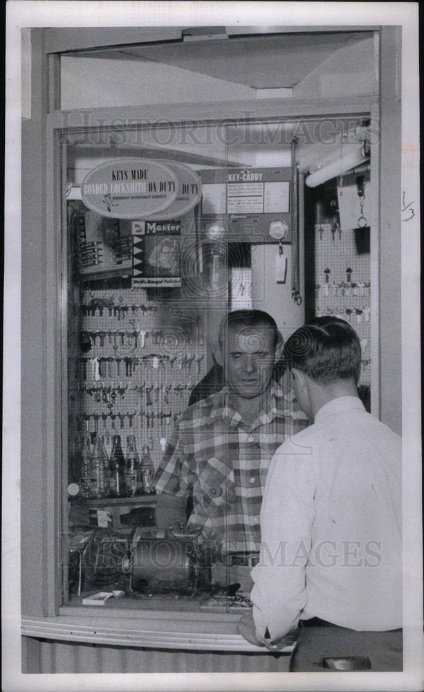 1966 Locksmith Harry Kozlowski - Historic Images