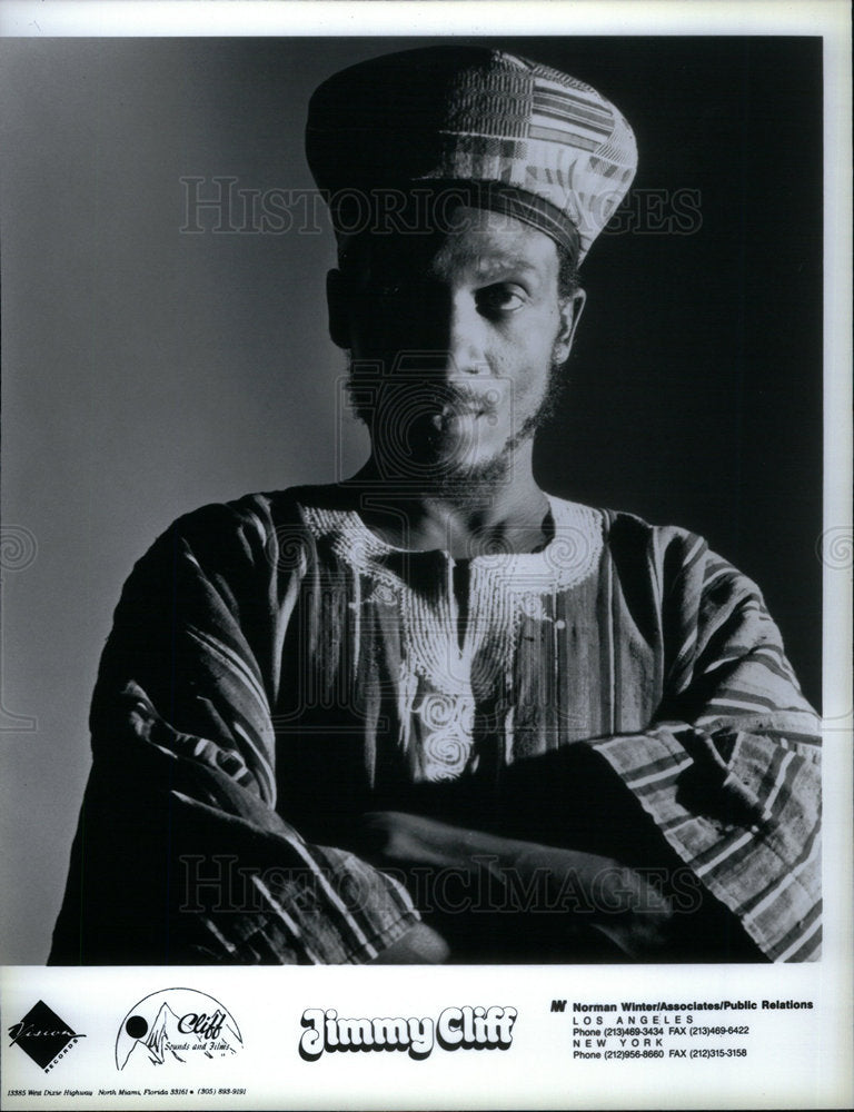 1989 Jimmy Cliff Musician - Historic Images