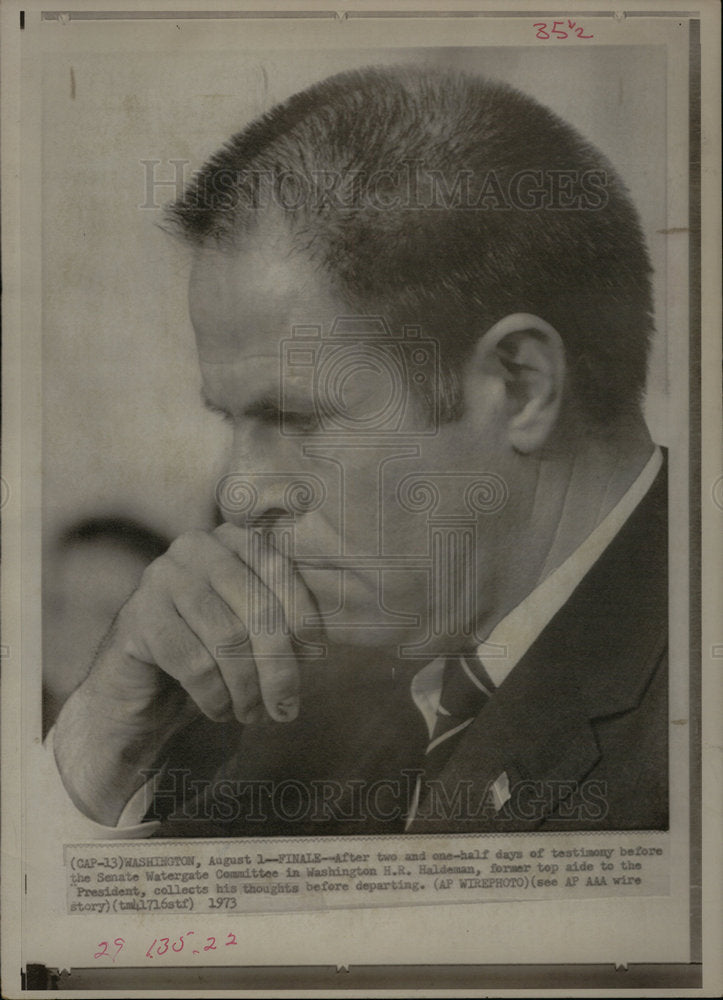 1973 Washington Haldeman Senate Watergate - Historic Images