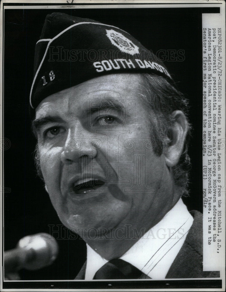 1972 Senator George McGovern Democratic - Historic Images