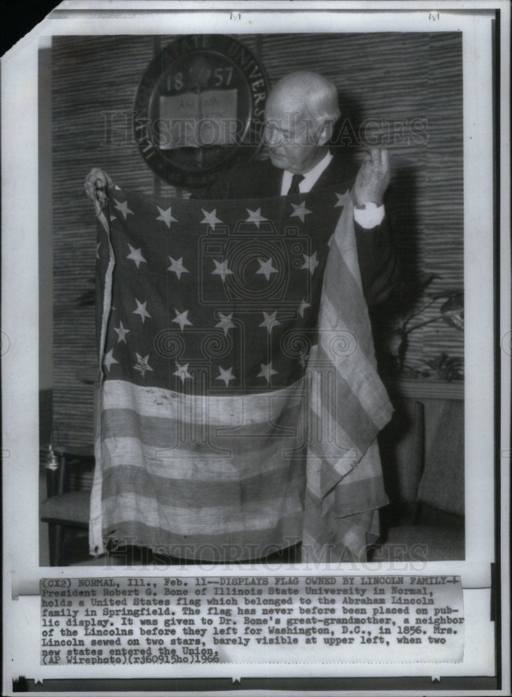 1966 United States Flag Stars &amp; Stripes - Historic Images