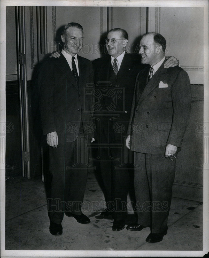 1946 Henry Gallagher Eugene Garey Mich Pol - Historic Images