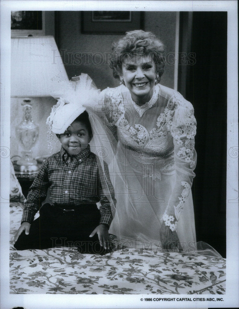 1986 Emmanuel Lewis Gwen Vendon Webster - Historic Images