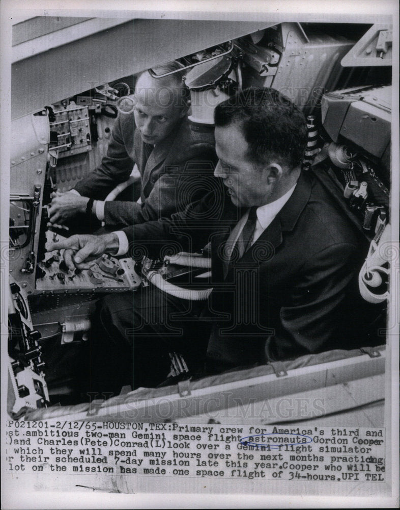 1965 Gemini Astronaut Gordon Cooper - Historic Images