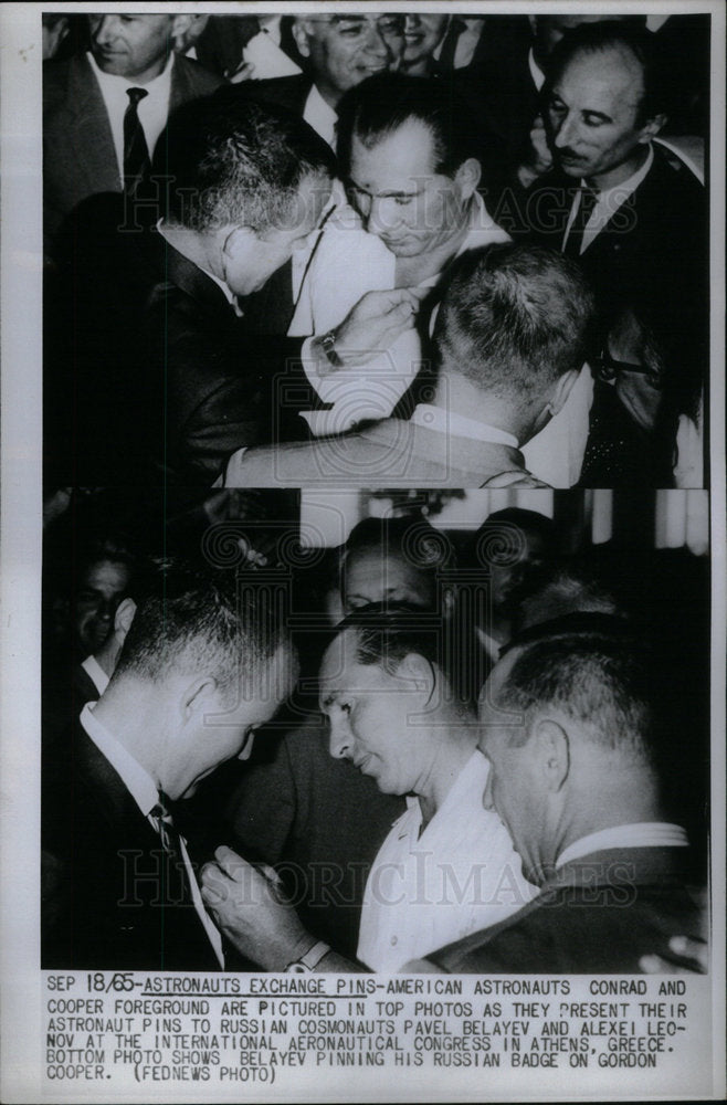 1965 Astronauts Cosmonauts Athens Greece - Historic Images