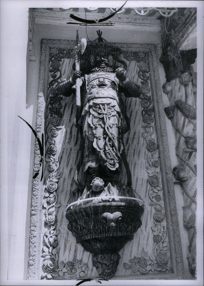 1967 Religion Temple entrance Vietnam - Historic Images